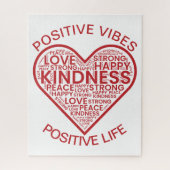 Positive Vibes Positive Life Jigsaw Puzzle (Vertikal)