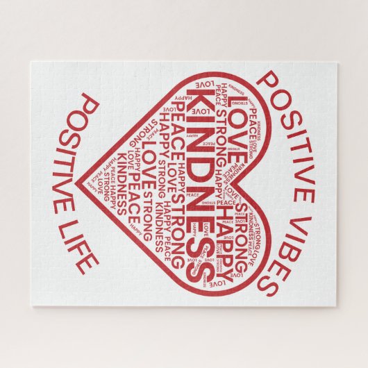 Positive Vibes Positive Life Jigsaw Puzzle (Horizontal)