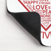 Positive Vibes Positive Life Mousepad (Ecke)