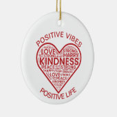 Positive Vibes Positive Life Ornament (Rechts)