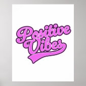 Positive Vibes Poster (Vorne)