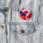 Positive Vibes Red Blue White Button (Beispiel)