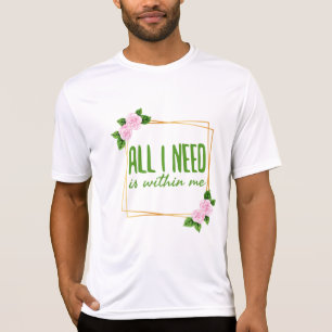 positive Vibes Redewendungen für Motivation T-Shirt