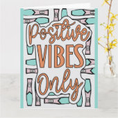 Positive Vibes Schwangerschaft IVF Junge Mutter Karte (Gelbe Blume)