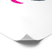 Positive Vibes - seien Sie die Person, die Sie Gew Poster (Ecke)