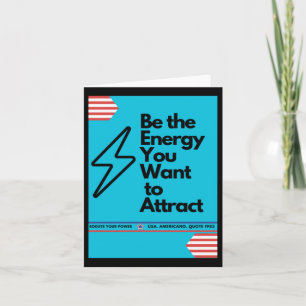 Positive Vibes sind die Energie, die Sie Gewollt h Karte
