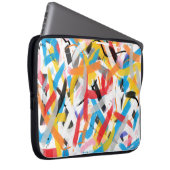 Positive Vibes Splashes Laptop-Computer-Sieb Laptopschutzhülle (Vorne Rechts)