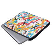 Positive Vibes Splashes Laptop-Computer-Sieb Laptopschutzhülle (Vorne Knopf)