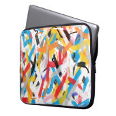 Positive Vibes Splashes Laptop-Computer-Sieb Laptopschutzhülle (Vorderseite Links)