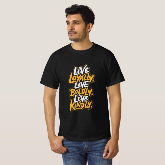 Positive Vibes Tee for Kindness and Bold Living (Vorne ganz)
