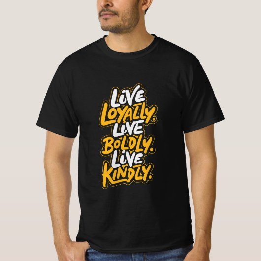 Positive Vibes Tee for Kindness and Bold Living (Vorderseite)