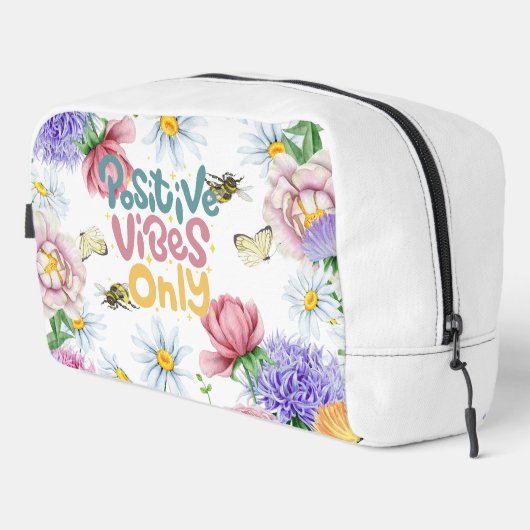 Positive Vibes Toilettenbeutel Waschbeutel (Rechte Ecke)