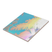 Positive Vibes Tropical Palm Trees Fliese (Seite)