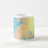 Positive Vibes Tropical Palm Trees Kaffeetasse (Mittel)
