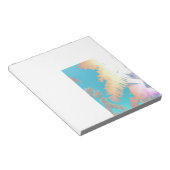 Positive Vibes Tropical Palm Trees Notizblock (angewinkelt)