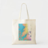 Positive Vibes Tropical Palm Trees Tragetasche (Vorne)