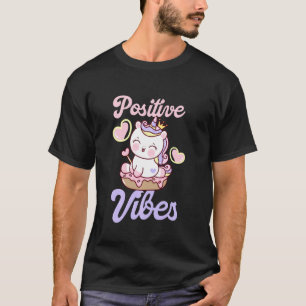Positive Vibes Unicorn Donut Sweet Stardust Mystic T-Shirt