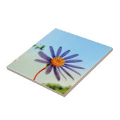 Positive Vibes Wild Soft Blue Blume Fliese (Seite)