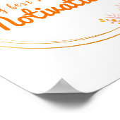 positive Vibes Worte der Motivation Poster (Ecke)