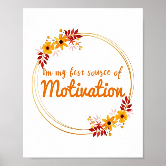 positive Vibes Worte der Motivation Poster (Vorne)