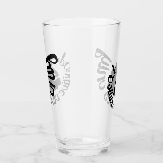 Positive Vibes zitieren nur Zen-Yoga-Meditation Glas (Rechts)