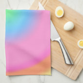 Positive Vibrationen - Farbige Radialstrahlung Geschirrtuch (Viertel Falte)