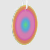 Positive Vibrationen - Farbige Radialstrahlung Ornament (Vorderseite)