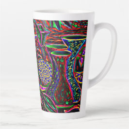 Positive Vibrationen Latte Tasse