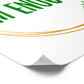 positive Visionen für die Akzeptanz des Lebens und Poster (Ecke)