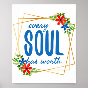 positive Visionen Worte für Leben und Erfolg Poster