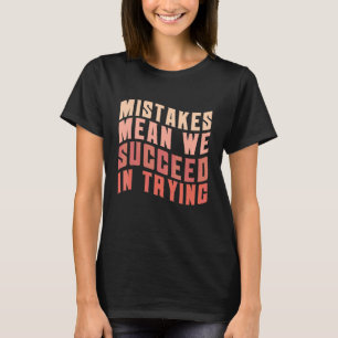 Positive Wachstumsmentalität Zurück zur Schule Leh T-Shirt