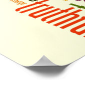 Positive Werte für motivierend Wörter #4 Poster (Ecke)