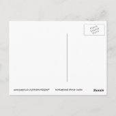 Positive Werte für motivierend Wörter #4 Postkarte (Rückseite)