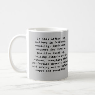 Positive Words Office-Tasse Kaffeetasse