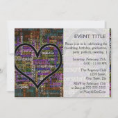 Positive Worte Einladung (Vorderseite)