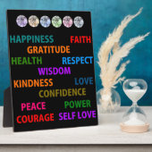 Positive Worte Fotoplatte (Seite)