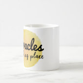 positive Worte für Leben und Arbeit Kaffeetasse (Mittel)