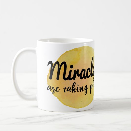 positive Worte für Leben und Arbeit Kaffeetasse (Links)