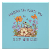 Positive Worte Kids Inspiration Wall Art Poster (Vorderseite)