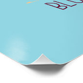 Positive Worte Kids Inspiration Wall Art Poster (Ecke)