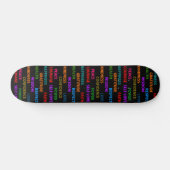 Positive Worte Skateboard (Horizontal)