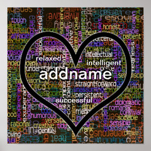 Positive Worte über dich!!! Poster