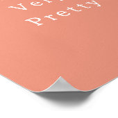 Positive You Look Very Pretty Quote Poster (Ecke)