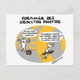 "Positive Ziele" Postkarte