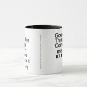 positive Zitat Kunst Tasse (Zentrum)
