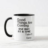 positive Zitat Kunst Tasse (Links)