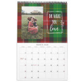Positive Zitate Foto-Kalender Tartan kariert Kalender (Mär 2026)
