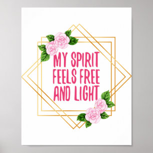 Positive Zitate für Motivation und Inspiration Poster