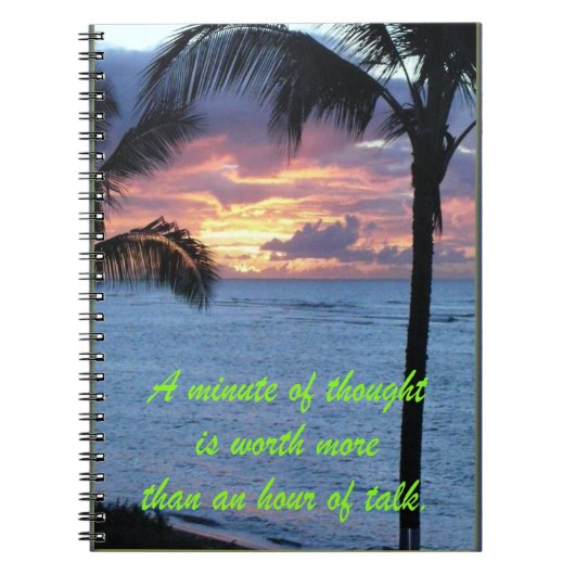 Positive Zitate für Notebook Notizblock (Vorderseite)