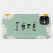 Positive Zitate genießen das Kleine Case-Mate iPhone Hülle (Rückseite (Horizontal))